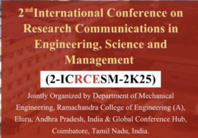 Second International Conference on Research Communications in Engineering, Science, and Management ICRCESM 2025